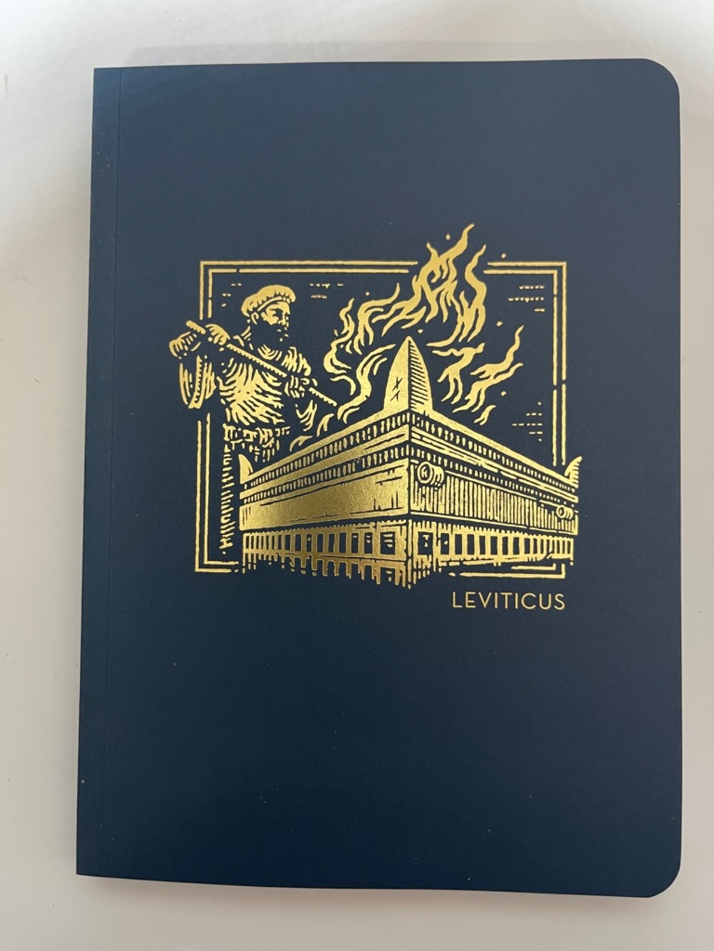 3/$10 Leviticus Interactive Journal - Navy with Gold Foil